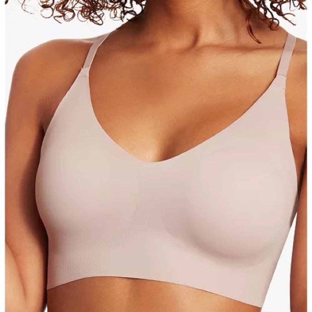 SALE Wirefree Lined Racerback Bra in Smoky Blue - Picture 9 of 9